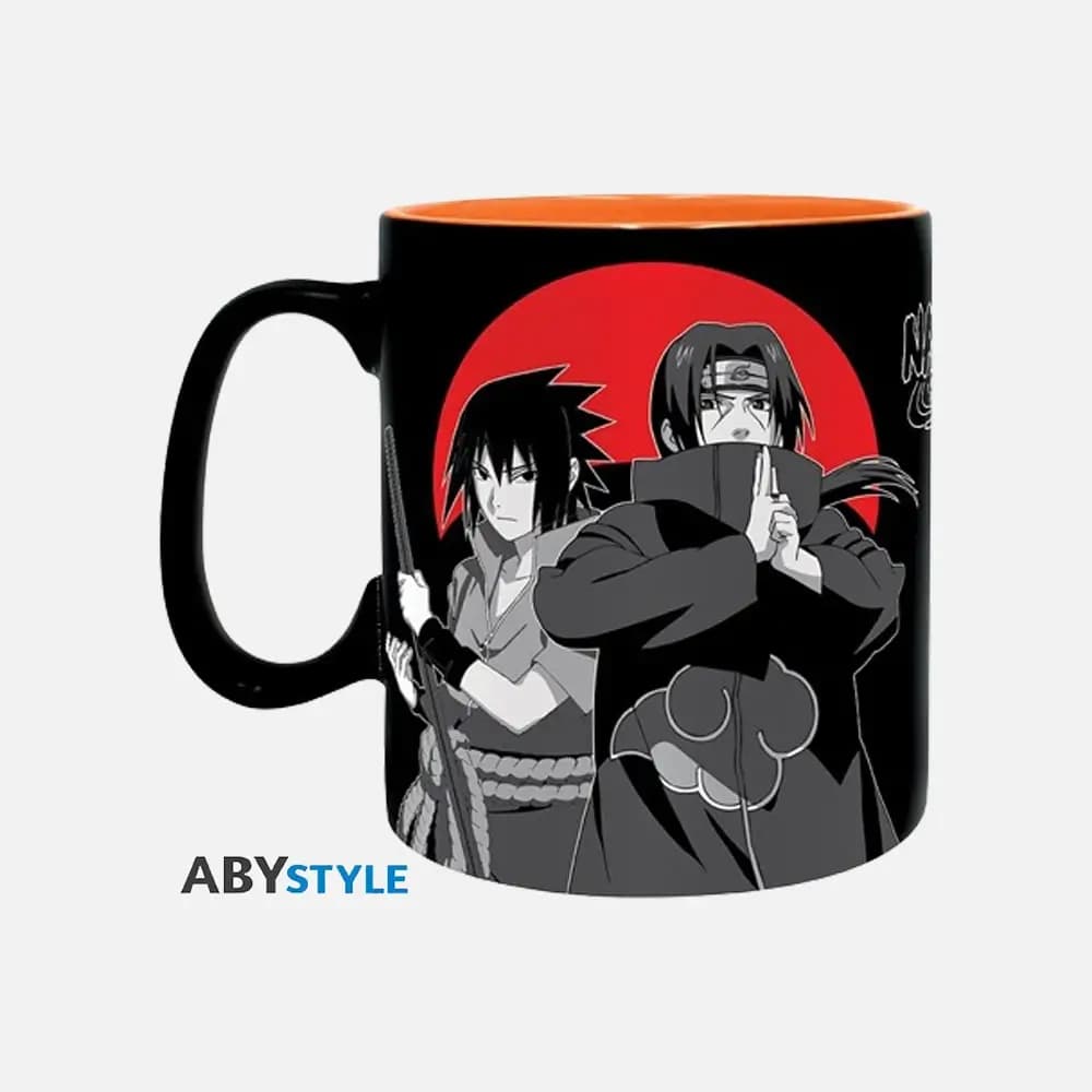 Mug Naruto Shippuden Group black & white (460ml)