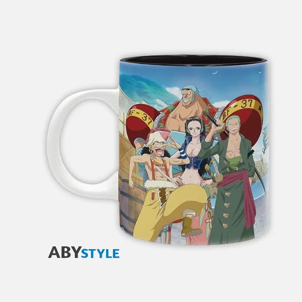 One Piece package: mug (320ml), Acryl, Postcards