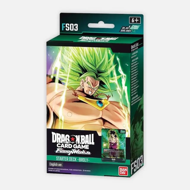 Dragon Ball Super cards Starter Deck Broly - Fusion World FS03