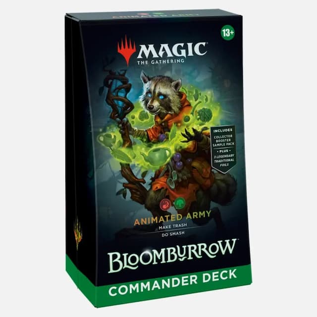 Magic the Gathering (MTG) cards Bloomburrow Animated Army Commander Deck