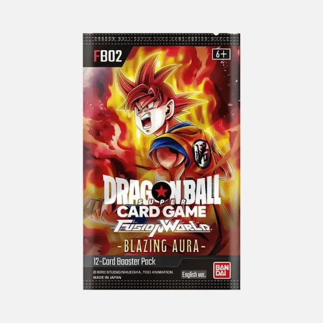 Dragon Ball Super cards Blazing Aura (FB02) Booster Pack