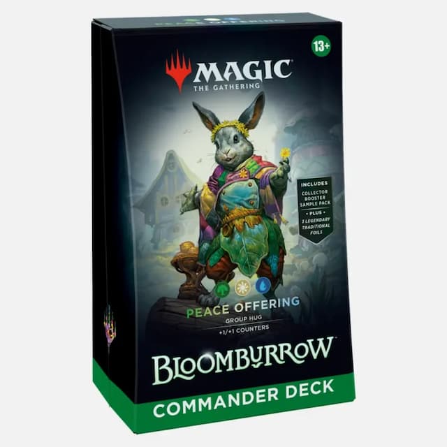 Magic the Gathering (MTG) cards Bloomburrow Peace Offering Commander Deck