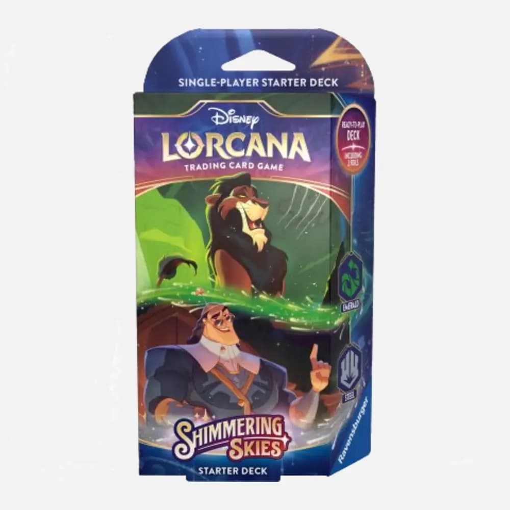 Disney Lorcana - Shimmering Skies Starter Deck - Scar & Kronk