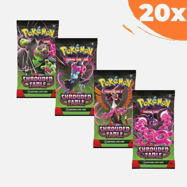 Shrouded Fable Booster Pack - 20 PACKS BUNDLE - Pokémon cards