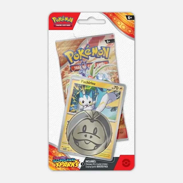 Surging Sparks Checklane Blister Pachirisu - Pokémon cards