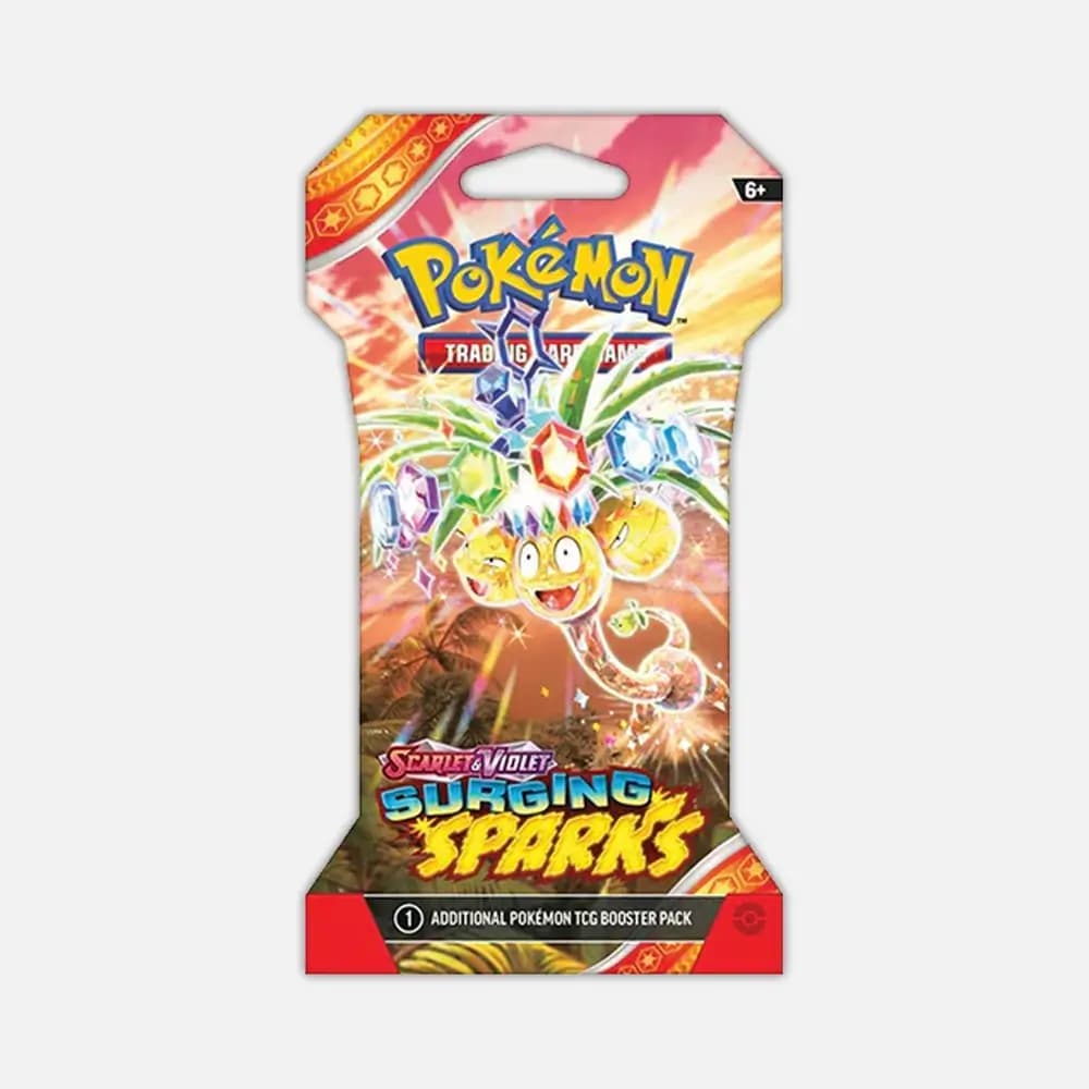 Surging Sparks Sleeved Booster Pack - Pokémon cards