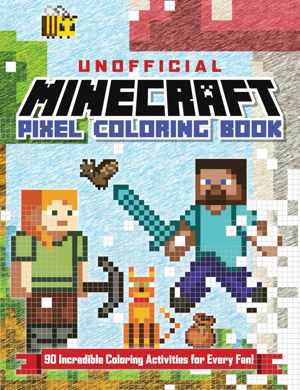 The Unofficial Minecraft Pixel Coloring Book: Vol. 1