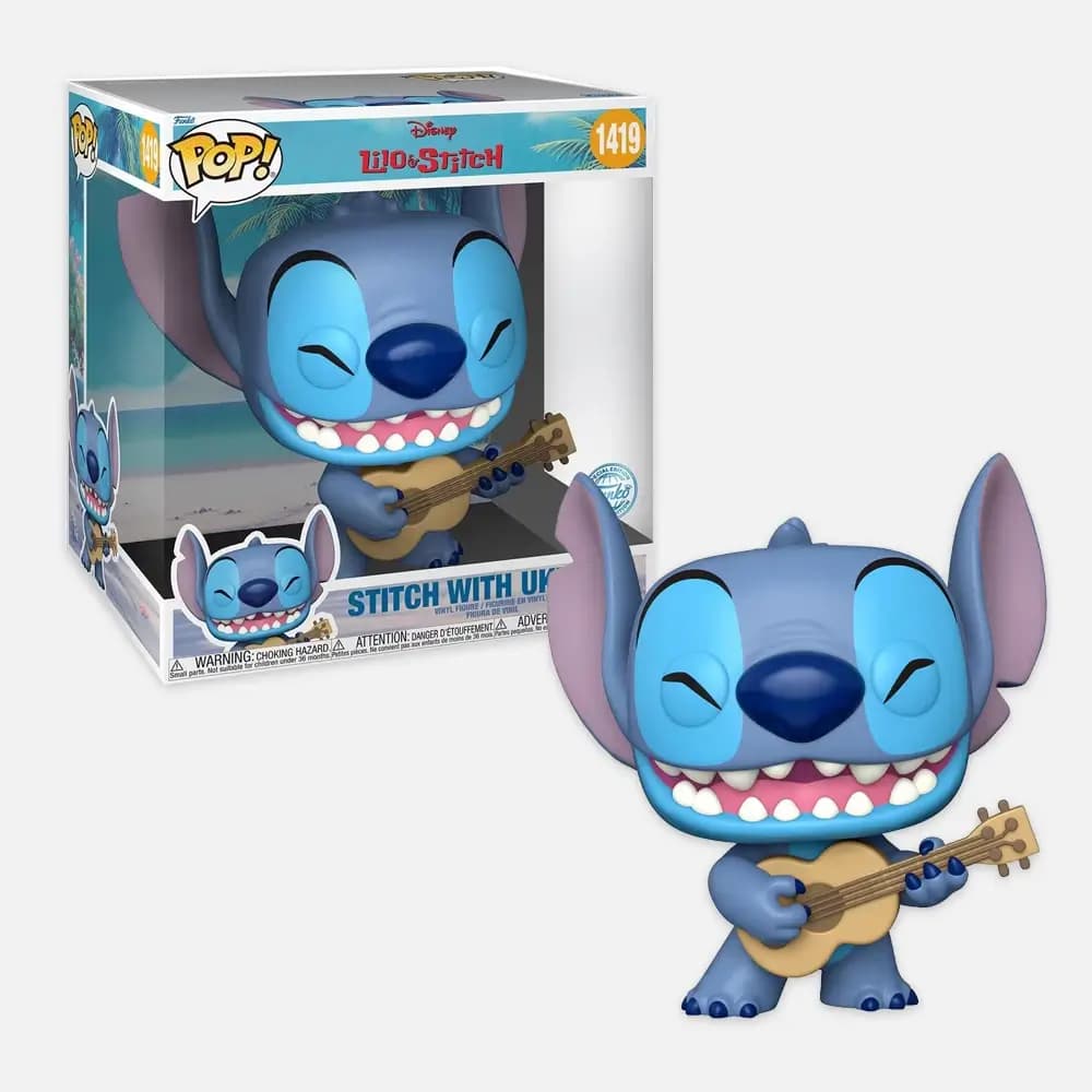 Funko Pop! Lilo & Stitch - Stitch with Ukulele - Jumbo