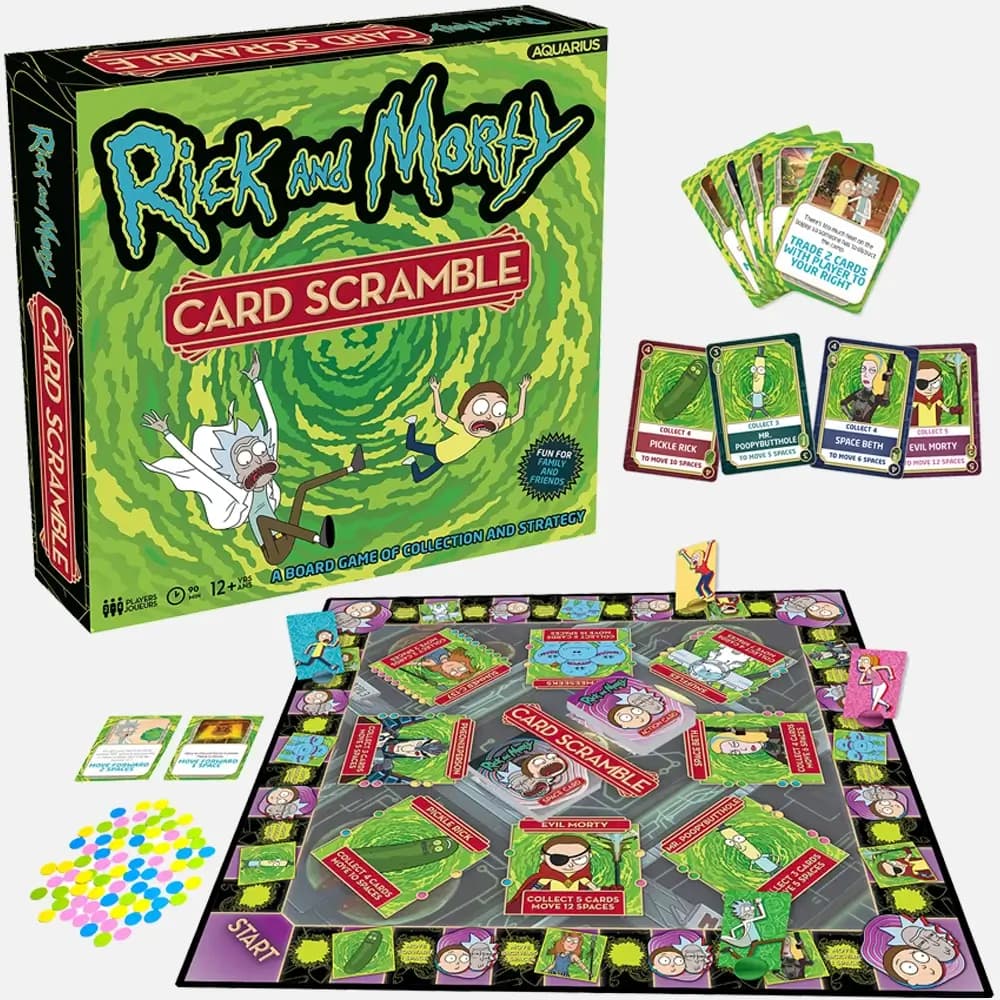 Rick And Morty Card Scramble - Board game