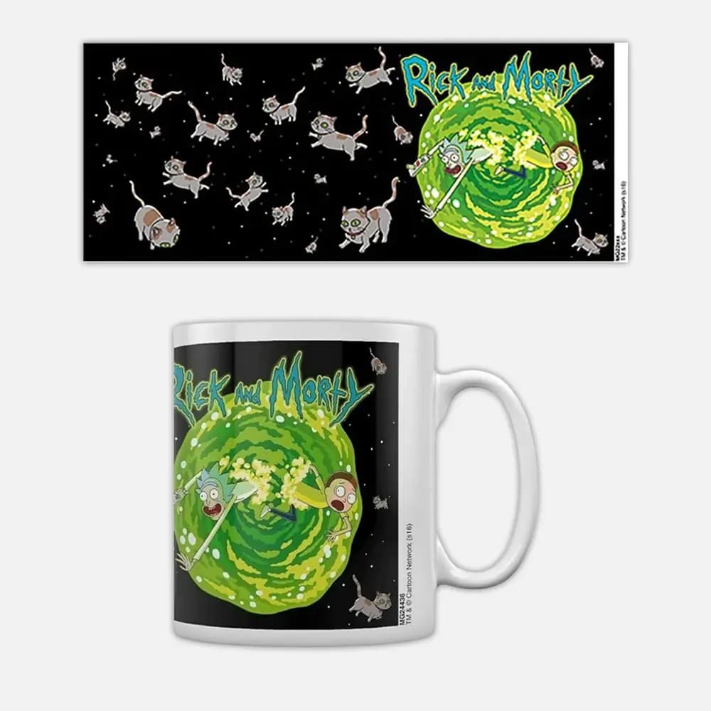 Mug Rick And Morty Floating Cat Dimension (315 ml)