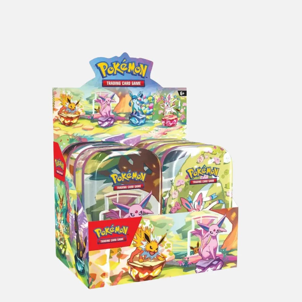 Prismatic Evolutions (SV8.5) Mini Tin Display - Pokémon cards