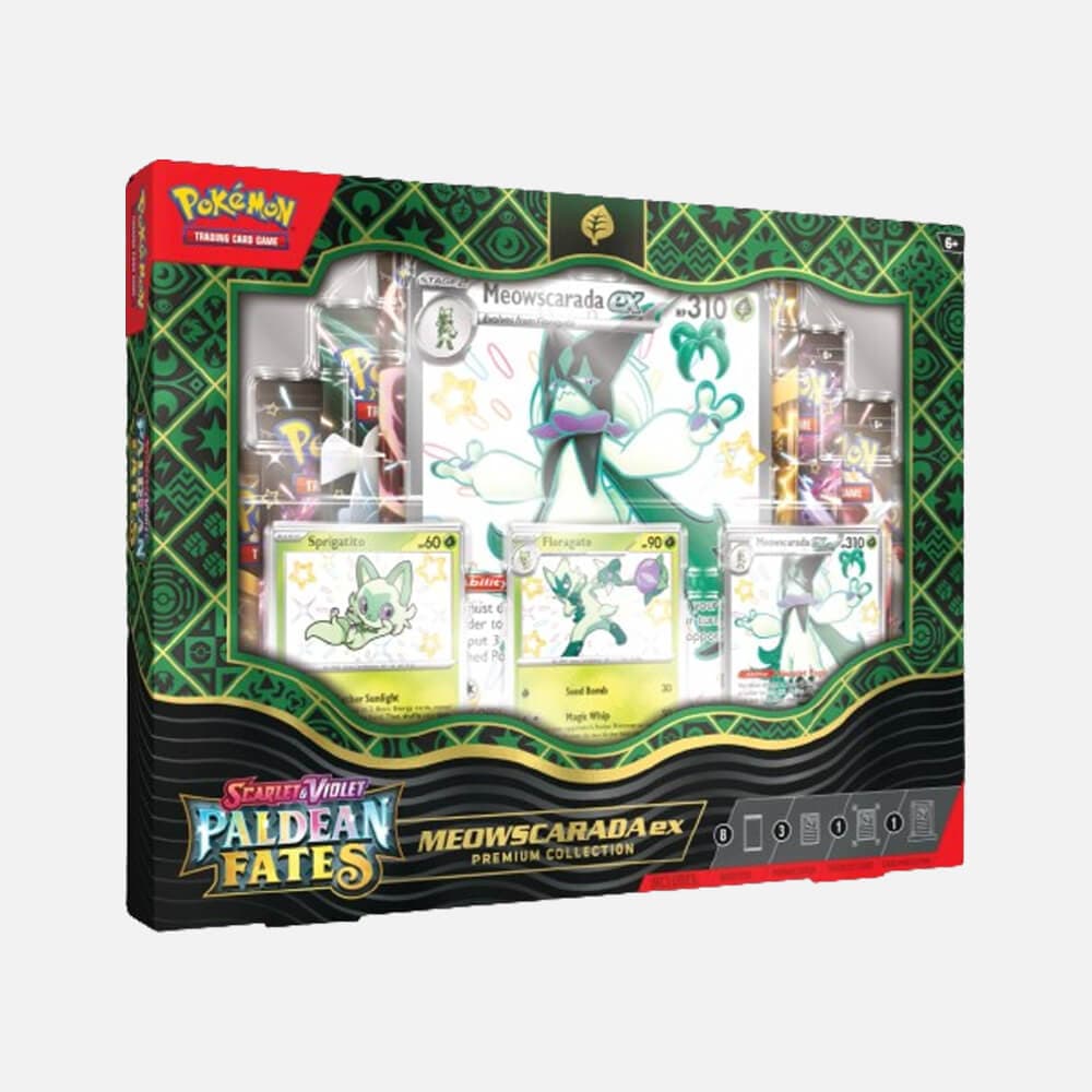 Paldean Fates - Premium Collection Shiny Meowscarada ex - Pokémon TCG